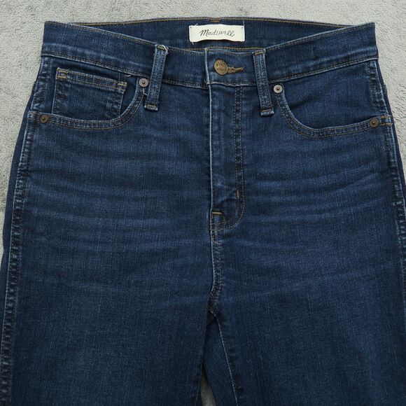 Madewell Jeans Women's Size 26 Blue 10" High-Rise Skinny Denim 26.5" Inseam - Picture 14 of 16